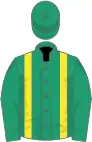 Emerald Green, yellow braces