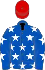 Royal Blue, White Stars, Red cap