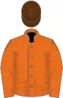 Orange, Brown cap