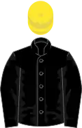Black, yellow cap