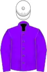 Violet, white cap