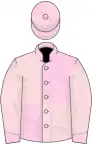 Rose And Pale Pink Quartered, Rose Collar And Cuffs, Pale Pink Sleeves, Quartered Cap