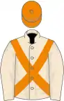 Champagne, Tangerine cross belts and cap