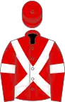 Red, White cross belts and armlets