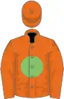 Orange, Light Blue disc, Orange sleeves and cap