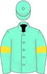 Aquamarine, yellow armlets