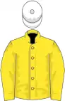 Yellow, White cap