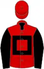Red, black hollow box and sleeves