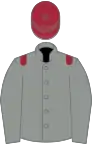 Grey, Maroon epaulets, Maroon cap