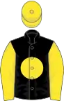 Black, Yellow disc, sleeves and cap
