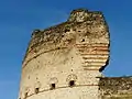 Detail of the tower's peak.
