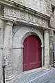 A forced perspective doorway in Pézenas, France