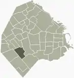 Location of Parque Avellaneda within Buenos Aires