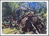 The Peat Digger (Lat. Kūdras racējs) 1966