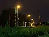Platform 8 at night