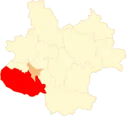Location of Gmina Kościelec