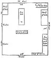 Plan of an Ainu house.