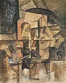 Pablo Picasso, 1912, Le poète (The Poet), oil on canvas, 59.9 x 47.8&nbsp;cm, Kunstmuseum Basel