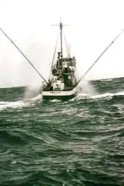 Trolling for tuna in the Pacific