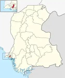 Map of Karachi East District