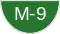 M-9 motorway shield}}