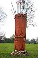 Wooden monument