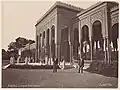 The alhambresque exterior pavilion designed by Carl Von Diebitsch.