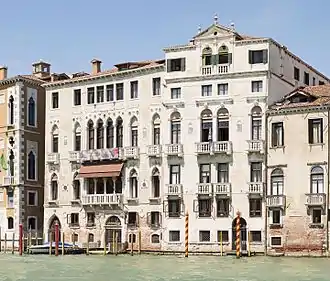 Ca' Barbaro on the Grand Canal.
