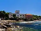 Palace Granito, nearby the island