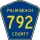 County Road 792 marker