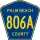 County Road 806A marker