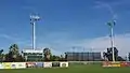 Palm Springs Stadium scoreboard