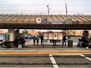 Palomar Street station before renovations in 2010