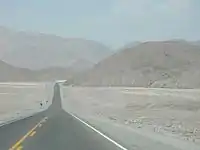 Panamericana&nbsp;– Pan American Highway&nbsp;– in the Atacama Desert northern Chile