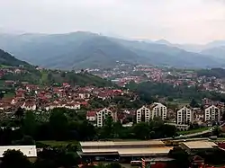 Panoramic view of Brus