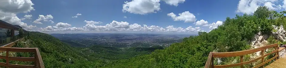 Tirana seen from Dajti