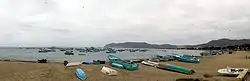 The beach at Puerto Lopez.