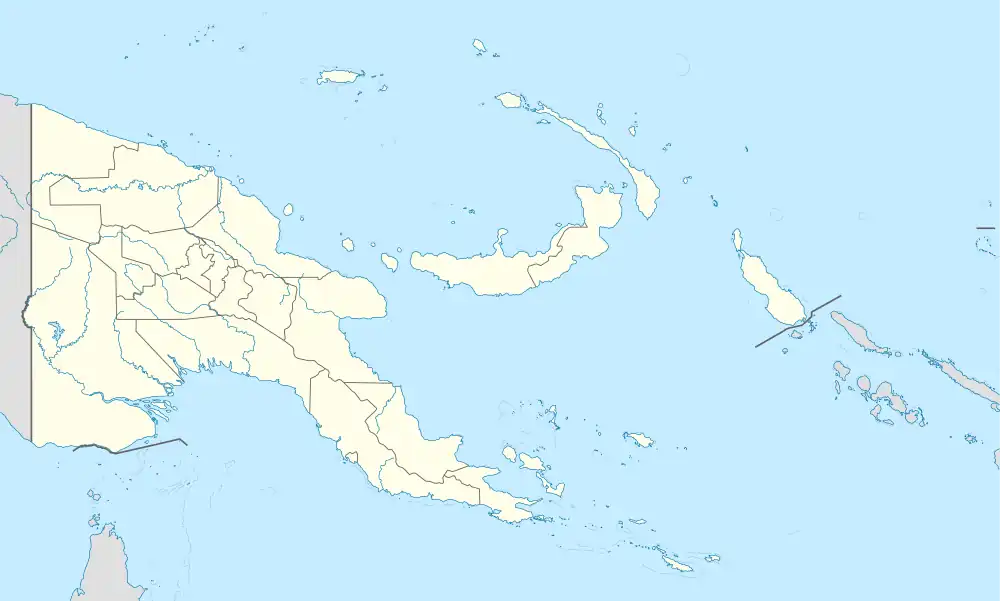 Wewak is located in Papua New Guinea