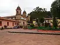 Central square of Nemocón