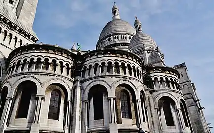 The north facade, and choir