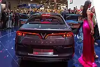 Back of Vinfast Lux A2.0