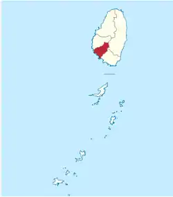 Map of the Parish of Saint Andrew
