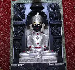 Parsvanatha statue in Jain temple in Bhelupur, Varanasi