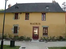 The town hall of Parthenay-de-Bretagne