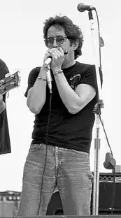 Image 31Paul Butterfield at Woodstock Reunion, 1979 (from List of blues musicians)