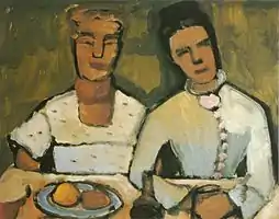 Lee Hoetger and her sister (1906-7)