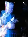 Mike McCready with Pearl Jam in Manchester, Tennessee on June 14, 2008.