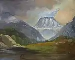 Gaustatoppen (ca. 1858)
