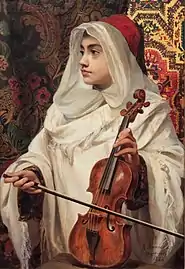 Pedro Américo: The rebec player, 1884. National Museum of Fine Arts