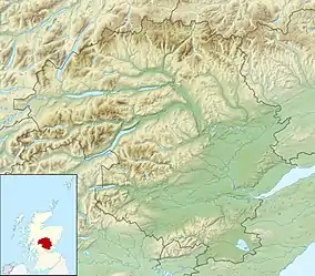 Alyth is in eastern Perthshire some 17&nbsp;mi (27&nbsp;km) northwest of Dundee.